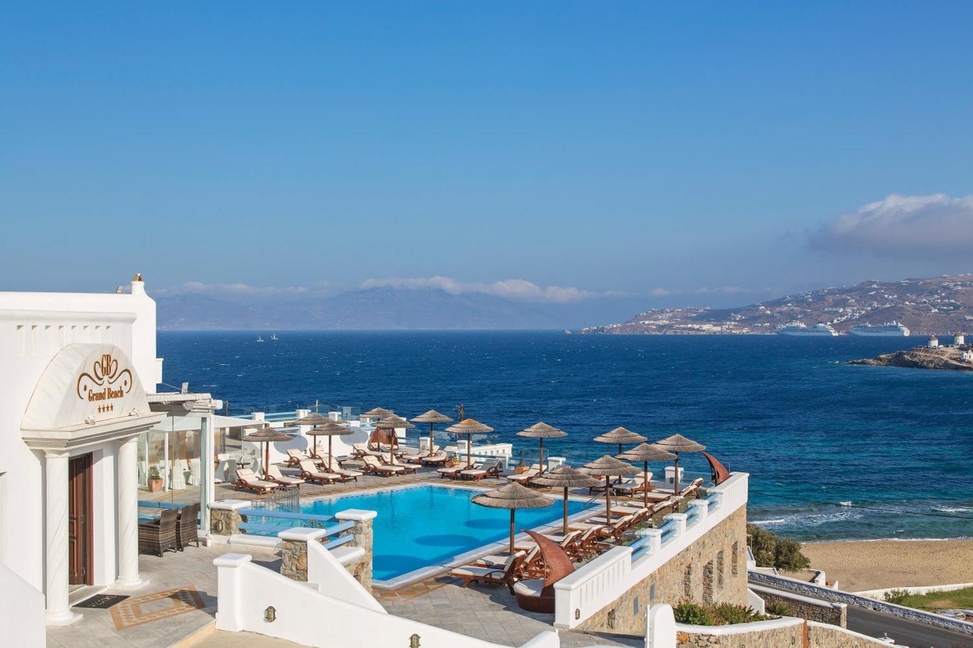 Grand Beach Hotel Mykonos Town Exterior foto