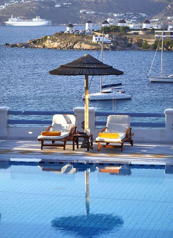 Grand Beach Hotel Mykonos Town Exterior foto